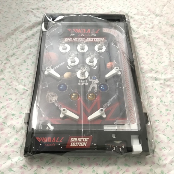 NEW Tech Toyz Electronic Tabletop Pinball Arcade Machine Galactic Edition Space - Picture 15 of 16